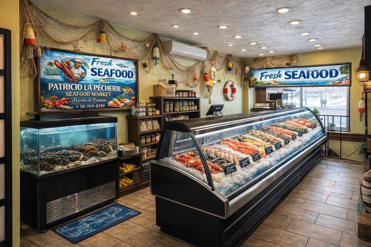 Patricio's La Pêcherie — Fresh Seafood Market interior